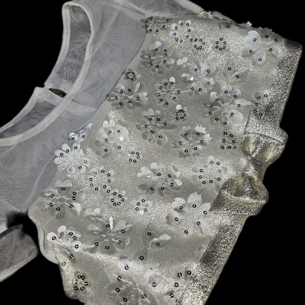 Jona Michelle White Floral Formal Dress - Picture 3 of 3